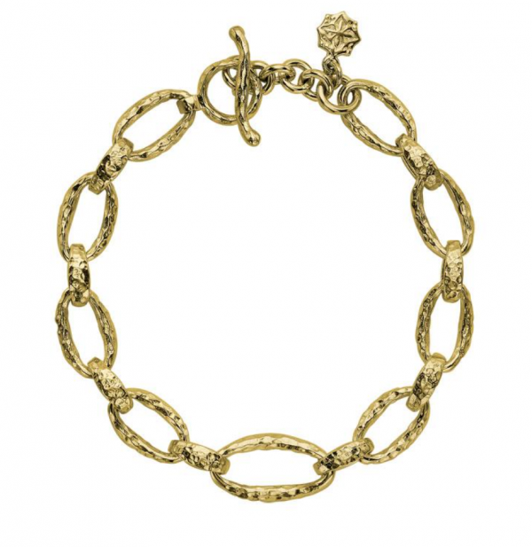Yellow Gold Vermeil - Sterling Silver Oval Link Nomad Bracelet